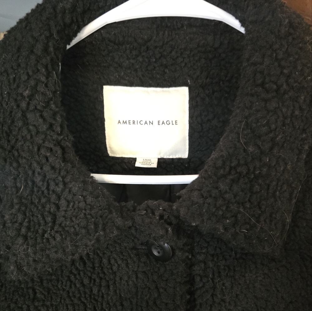 American Eagle Long Sherpa Coat